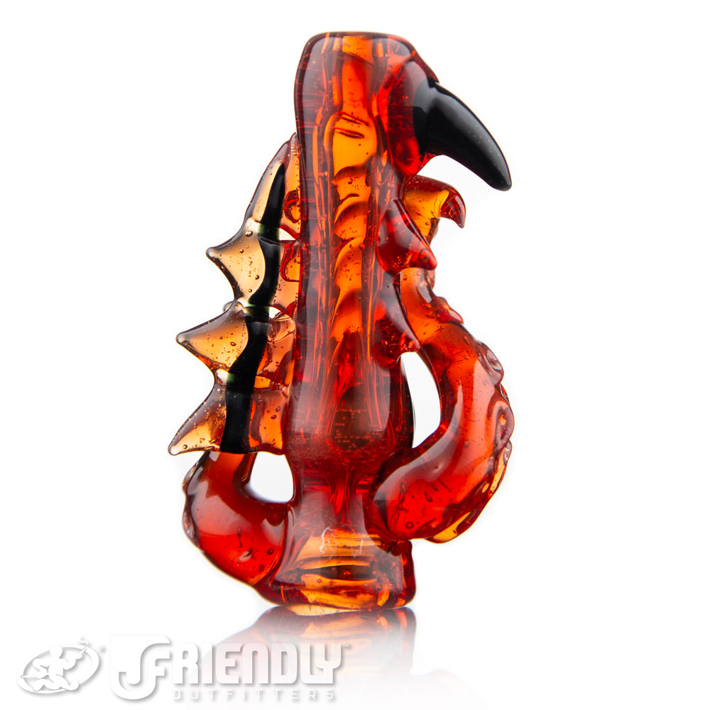 Mako Glass Light Red Chillum #12