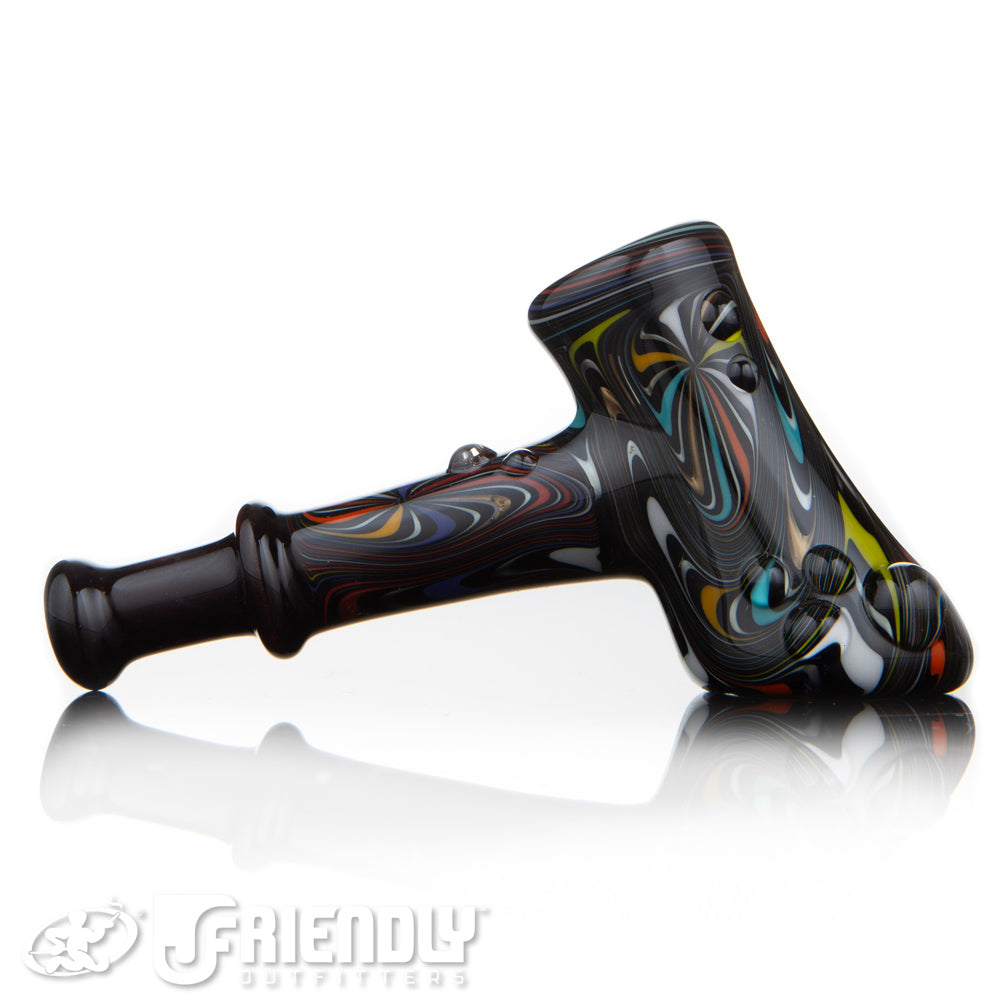 Fat Bottom Glass Black Off Axis Hammer