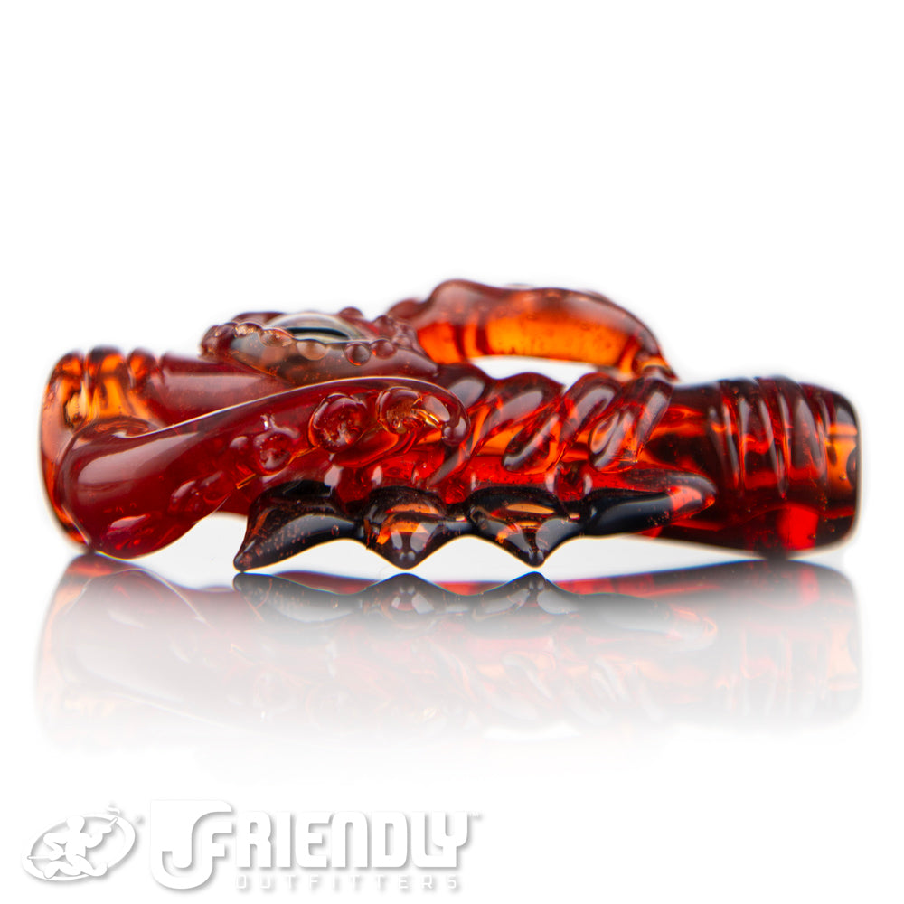 Mako Glass Light Red Chillum #12