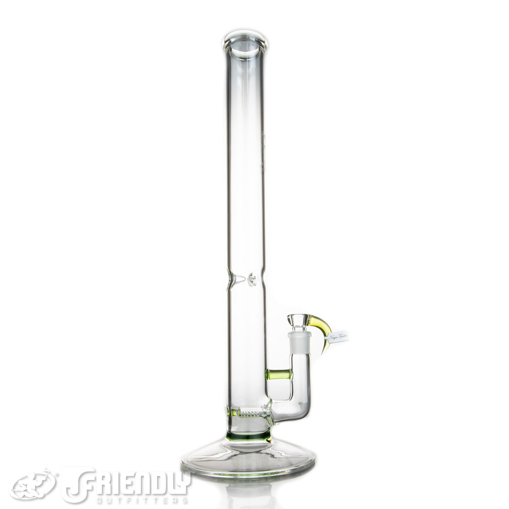 Oregon J Glass Thick Red and Black Chillum #17
