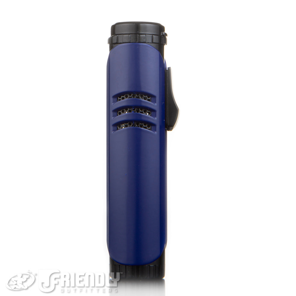 Sovereignty Glass Blue Maxtech Single Torch Lighter