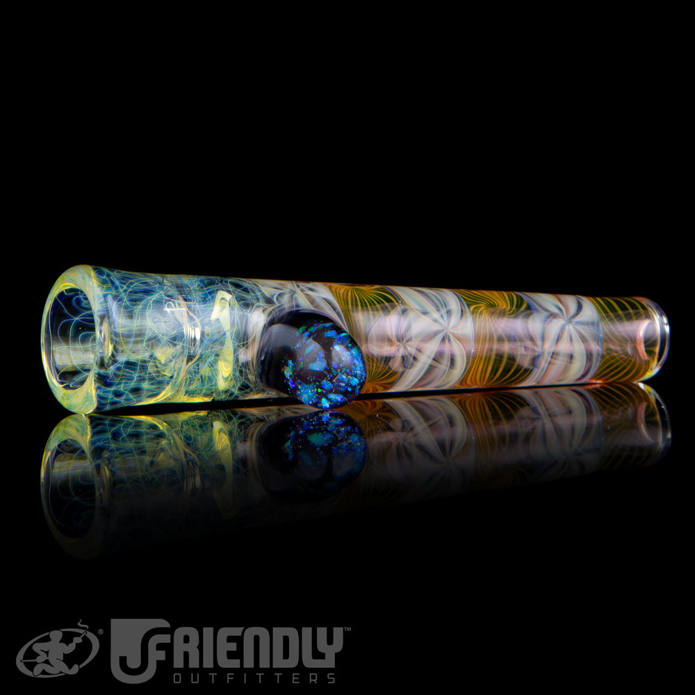 Royals Glass Fumed Onie w/ Crushed Opal Encasment