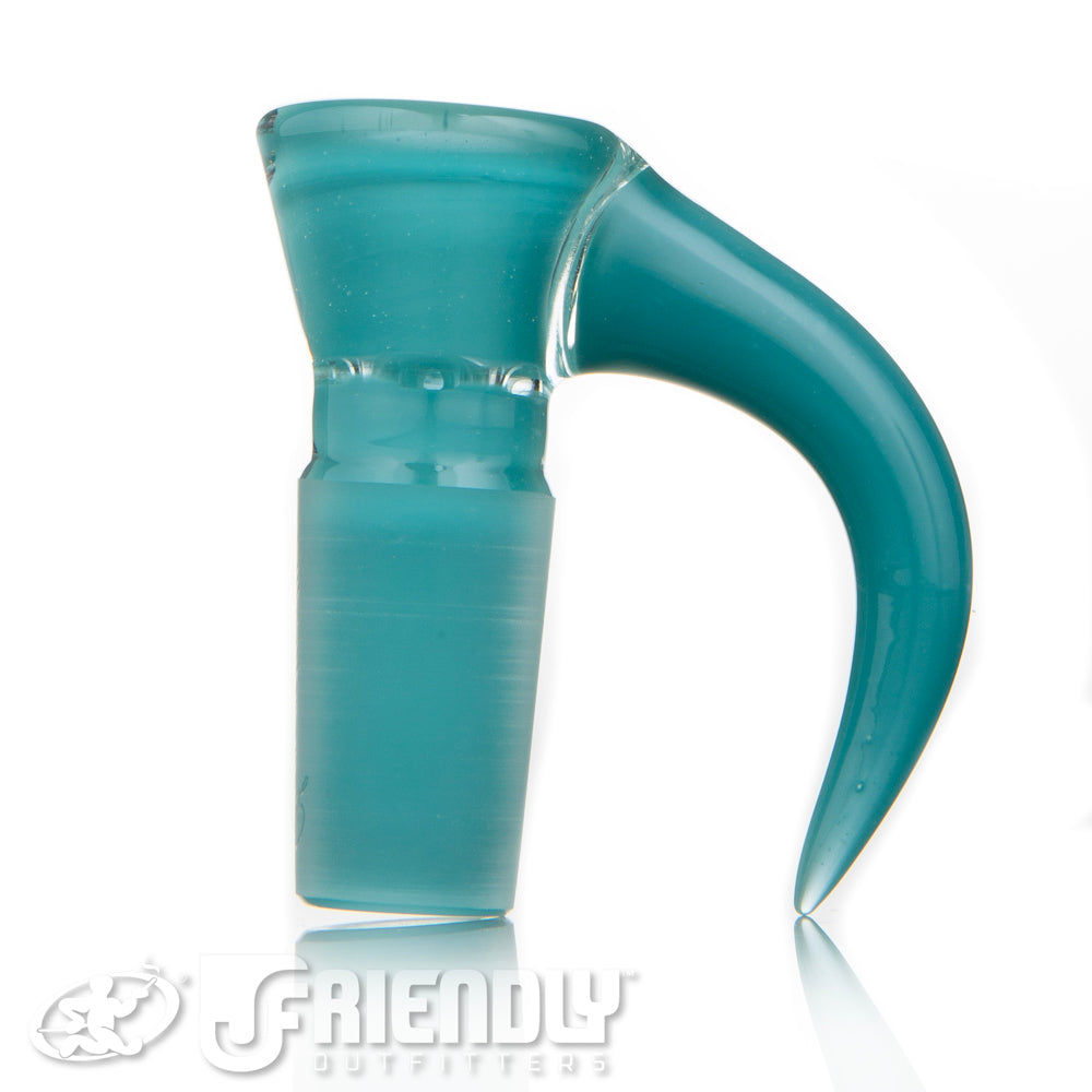 Sovereignty Glass 18mm Fully Worked Aqua Azul Slide
