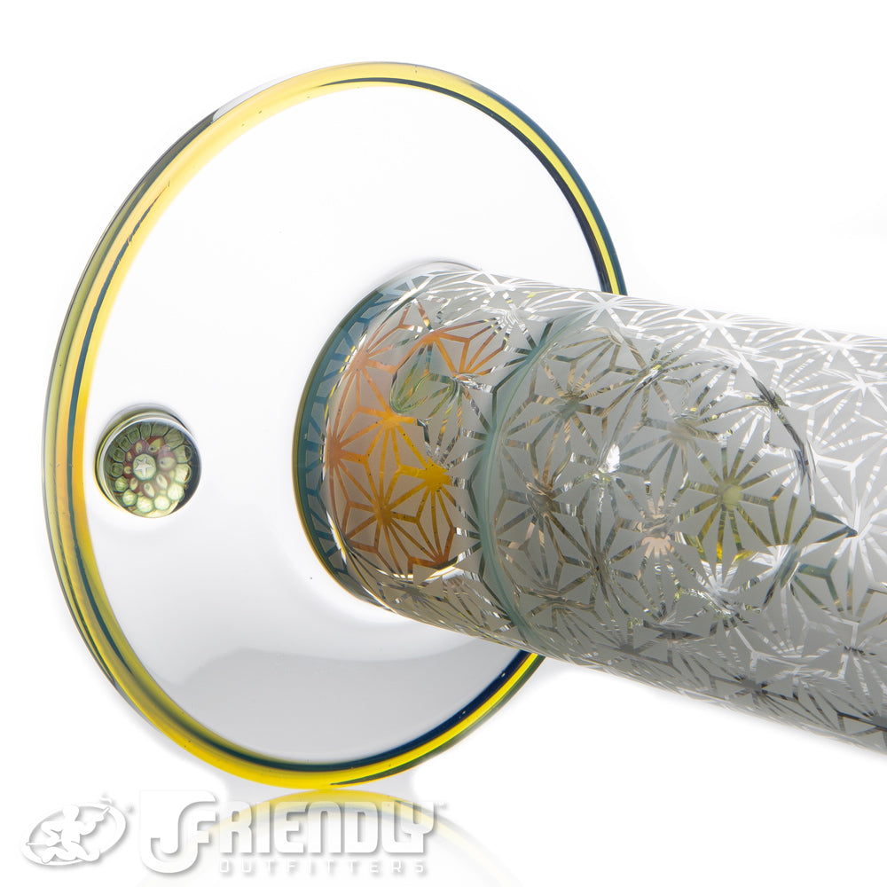 Sovereignty Glass Bent Neck 60mm Downgrid Stemline to Imperial w/ Full Tapulite Accents Blasted Body and Millie