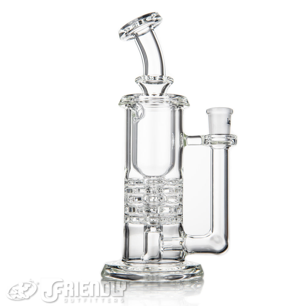 Leisure Glass 14mm Brickstack Incycler w/ Bold Logo