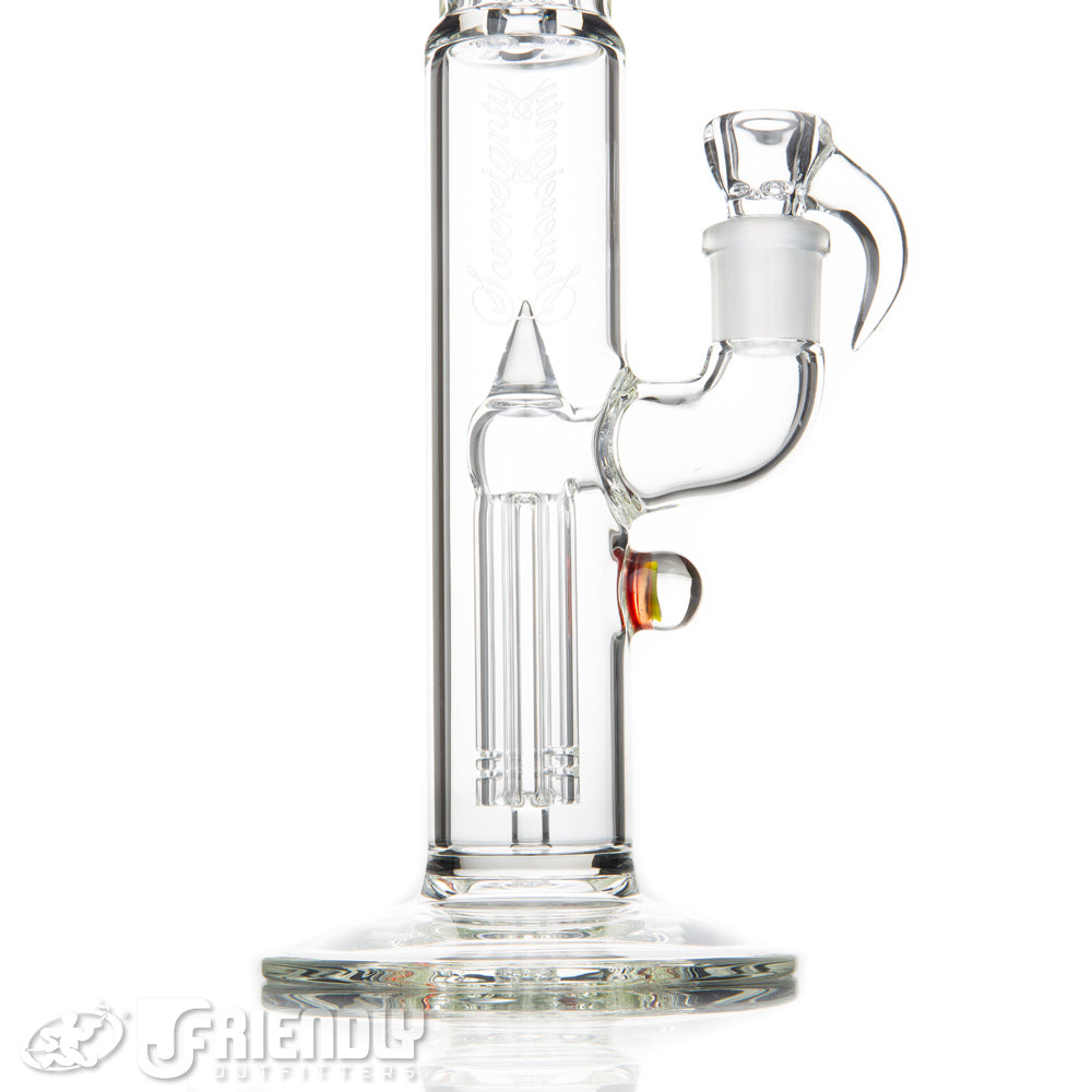 Sovereignty Glass Pawn Shorty4 Slitted Fixed 4 Arm w/Millie