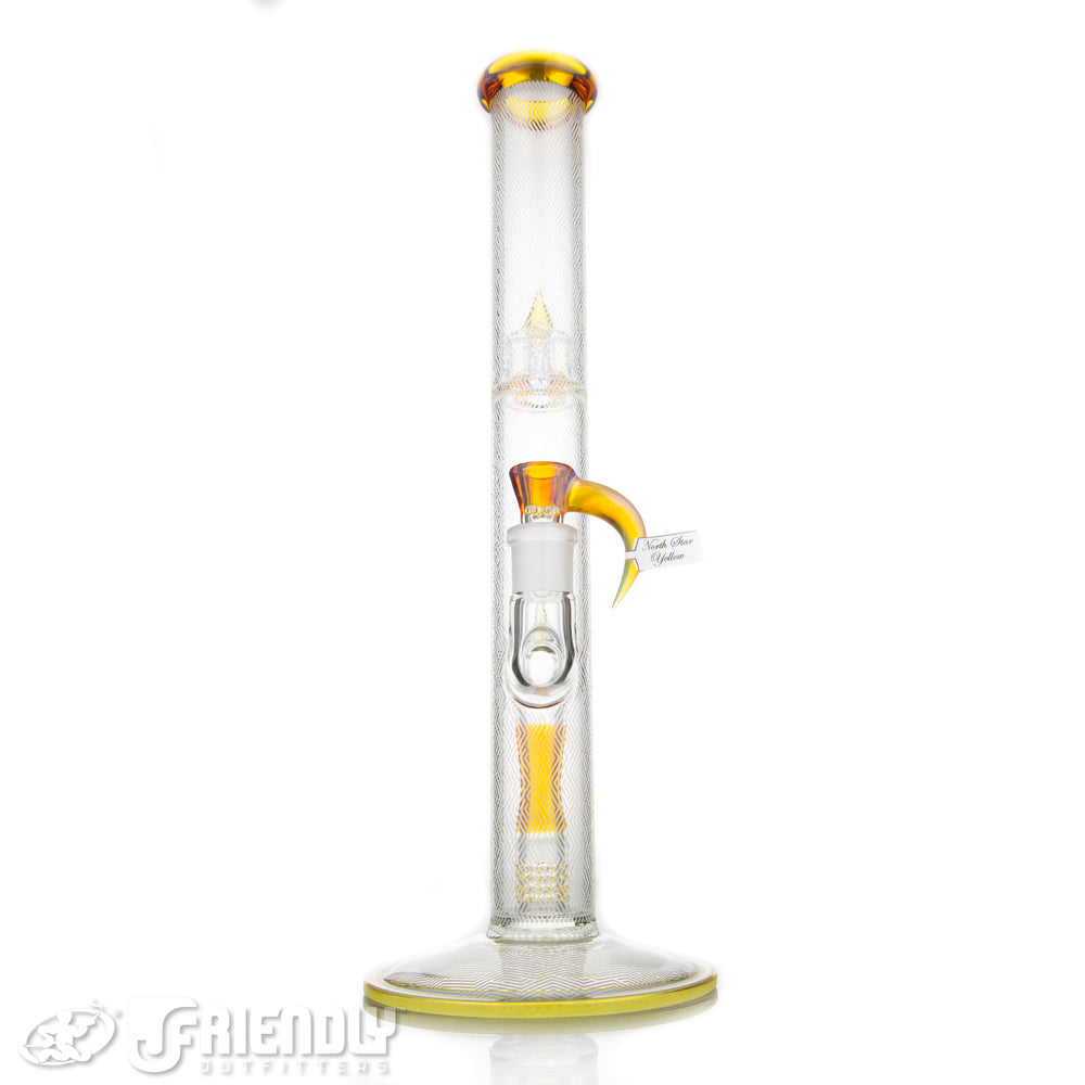 Sovereignty Glass 44mm Fixed 360 Full Accents NS Yellow w/Full Body Blast Pattern