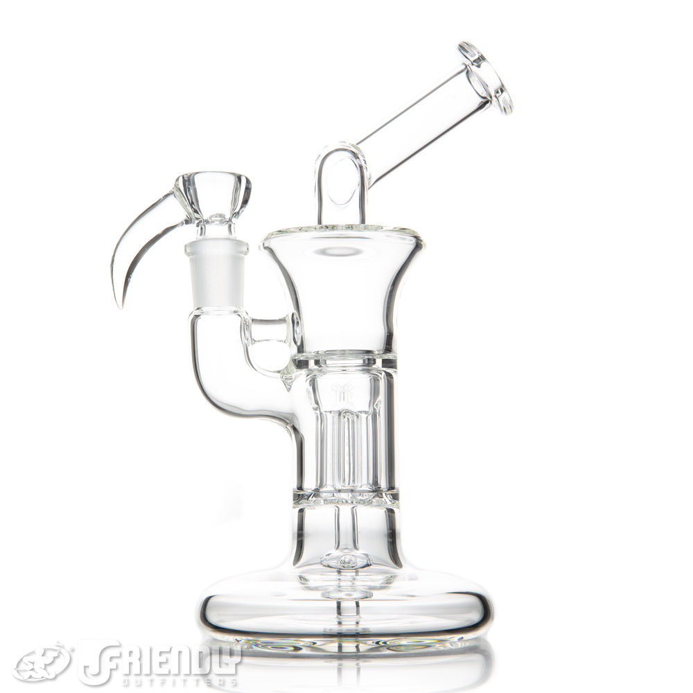 Sovereignty Glass Hollow Foot Mini Pillar w/ Sidecar Neck