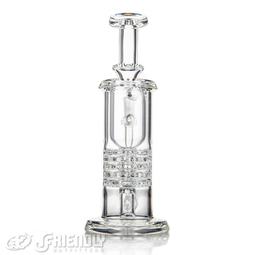 Leisure Glass 14mm Brickstack Incycler w/ Bold Logo