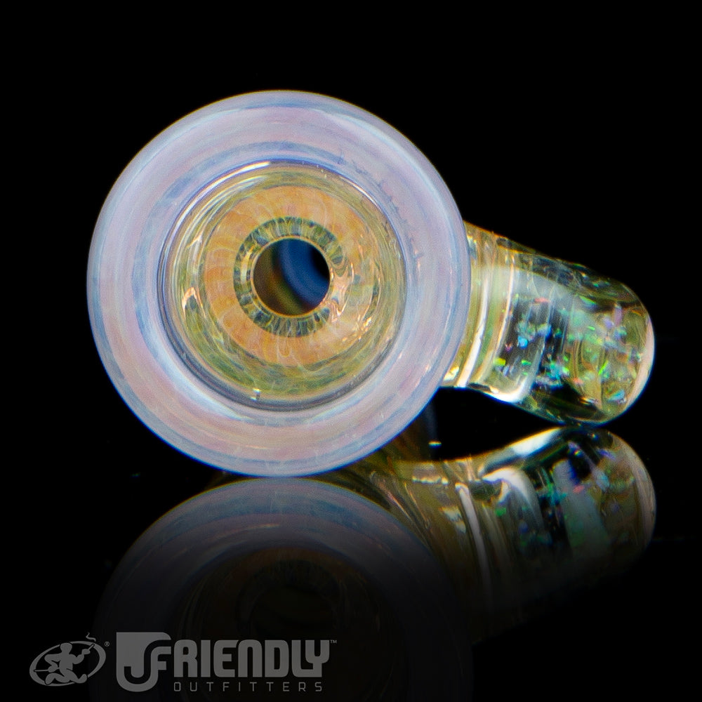 Royals Glass Fumed Onie w/ Moonstone Accents