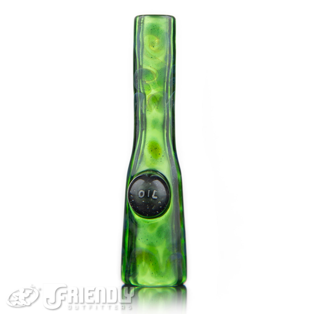 7 Ten Glass Green Blunt Tip Holder