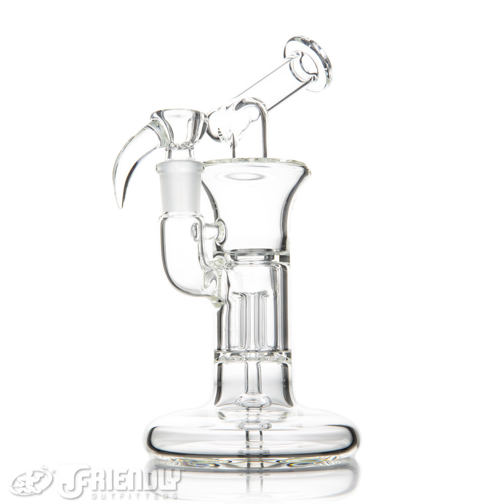 Sovereignty Glass Hollow Foot Mini Pillar w/ Sidecar Neck