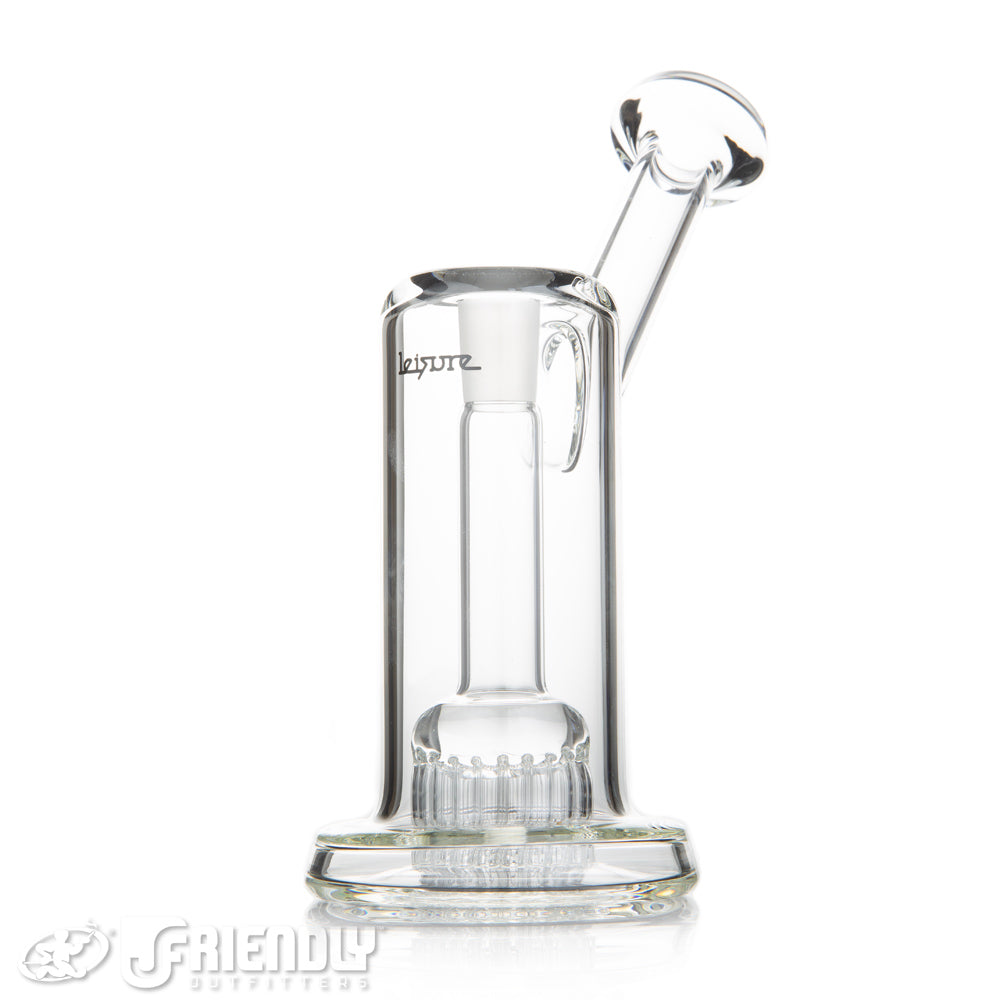 Leisure Glass 14mm Mini 20 Arm Bubbler w/ Bold Logo
