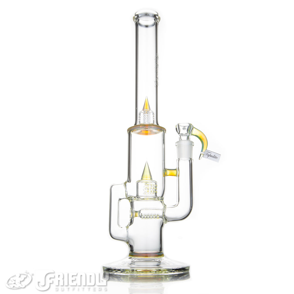 Sovereignty Glass Downgrid Stemline to Front Facing Grid Cap Capcycler w/ Color Seal, Mille & Partial Tapulite Accents