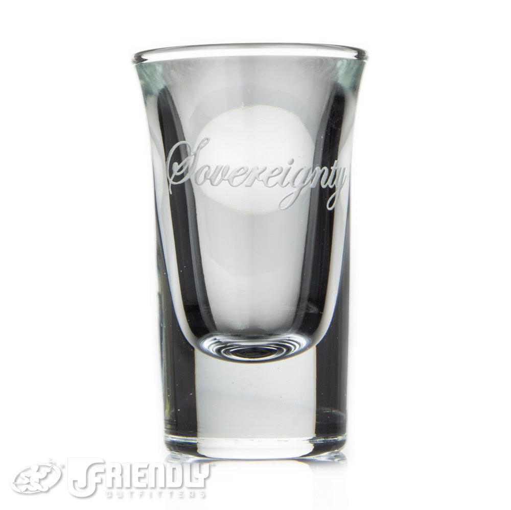 Sovereignty Glass Shot Glass #1