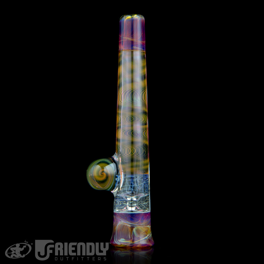 Royals Glass Fumed Onie w/ Amber Purple Accents