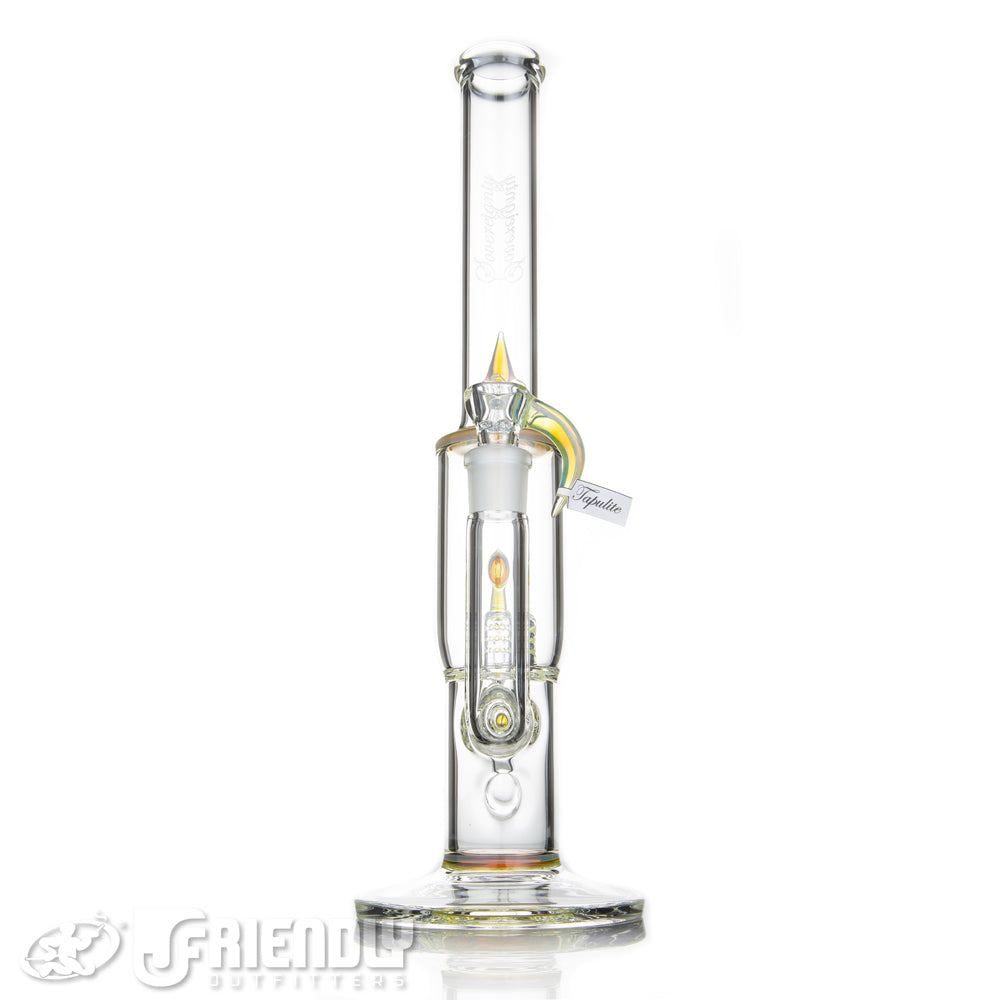 Sovereignty Glass Downgrid Stemline to Front Facing Grid Cap Capcycler w/ Color Seal, Mille & Partial Tapulite Accents