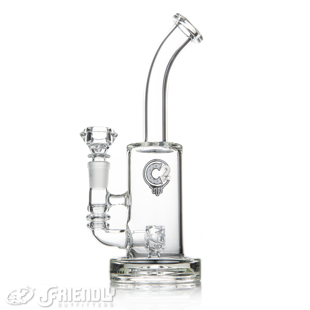 C2 Custom Creations Mini Daisy Jet Perc Bubbler w/ Small C2 Logo
