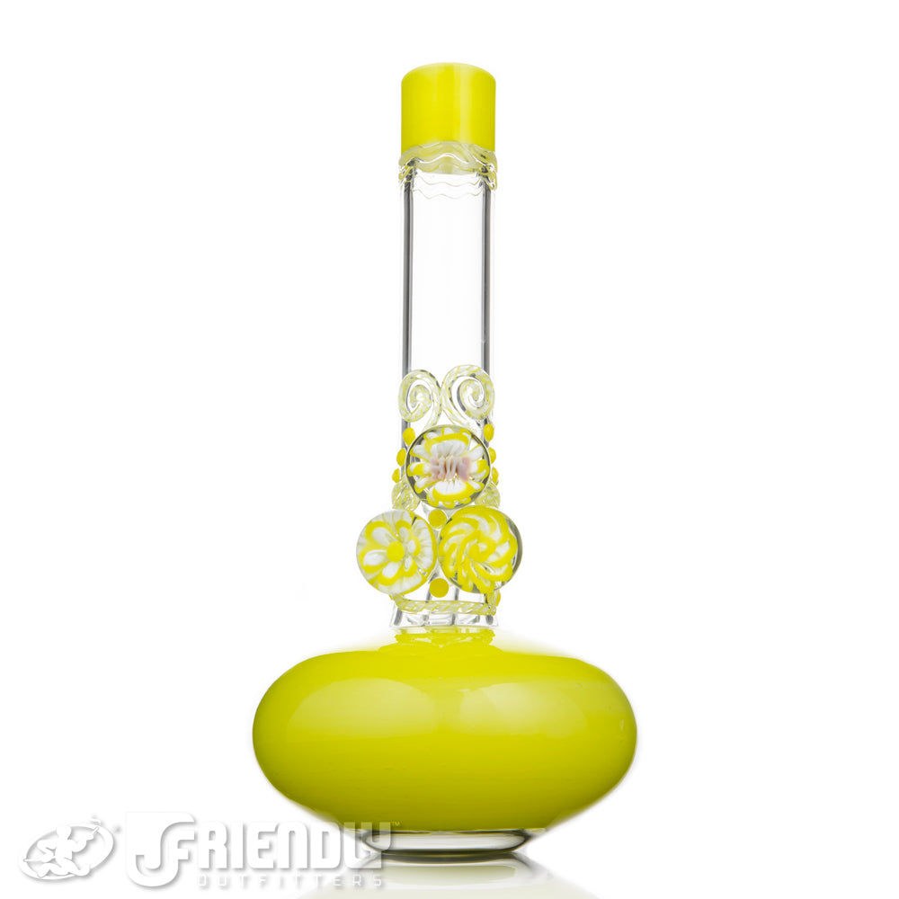 HVY Glass 14mm Mini Yellow Marble Tube