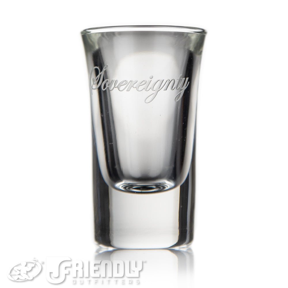 Sovereignty Glass Shot Glass #3