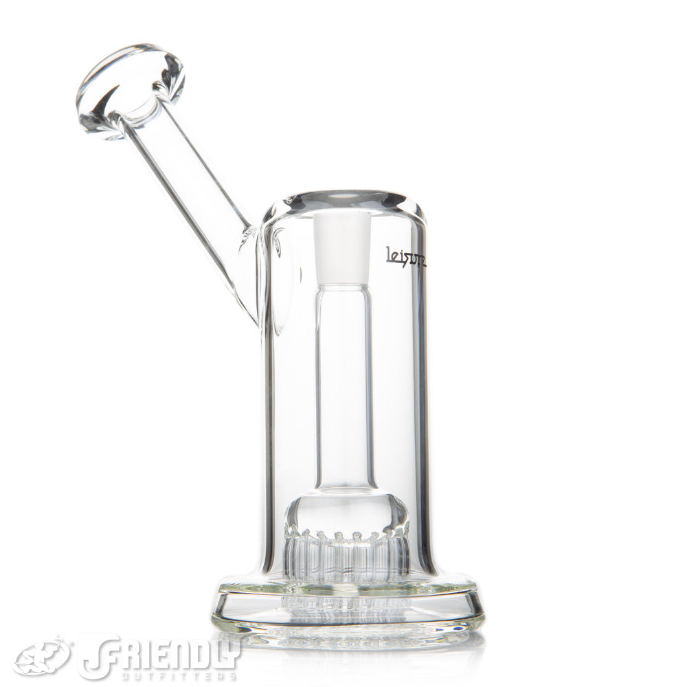Leisure Glass 14mm Mini 20 Arm Bubbler w/ Bold Logo