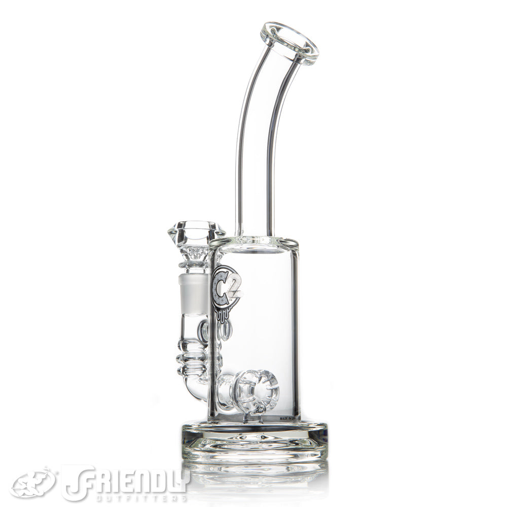 C2 Custom Creations Mini Daisy Jet Perc Bubbler w/ Small C2 Logo