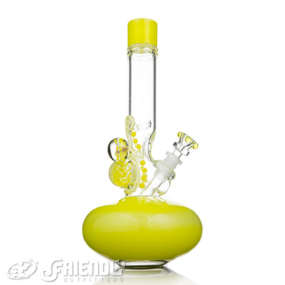 HVY Glass 14mm Mini Yellow Marble Tube