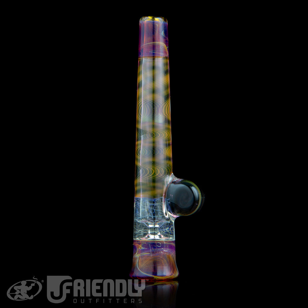 Royals Glass Fumed Onie w/ Amber Purple Accents