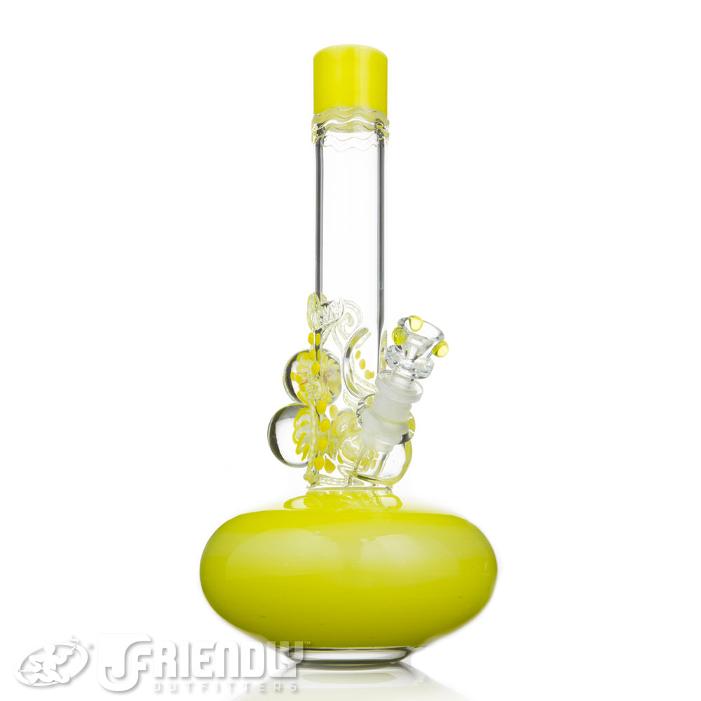 HVY Glass 14mm Mini Yellow Marble Tube
