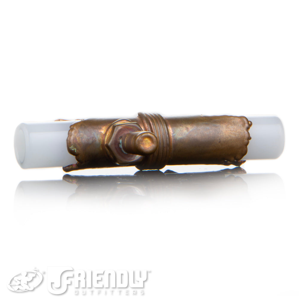 Snic Barnes Glass Electroformed White Chillum