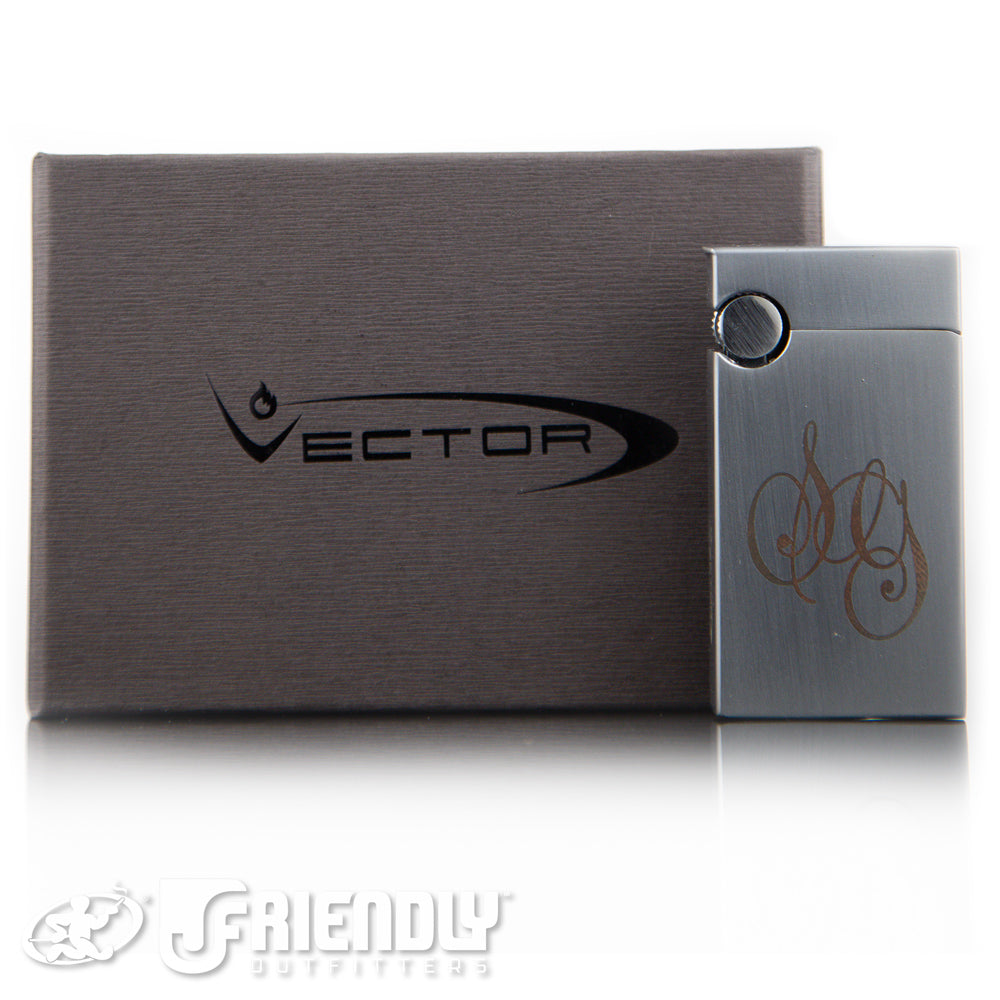 Sovereignty Glass/Vector Silver Elite Torch/Flame Lighter