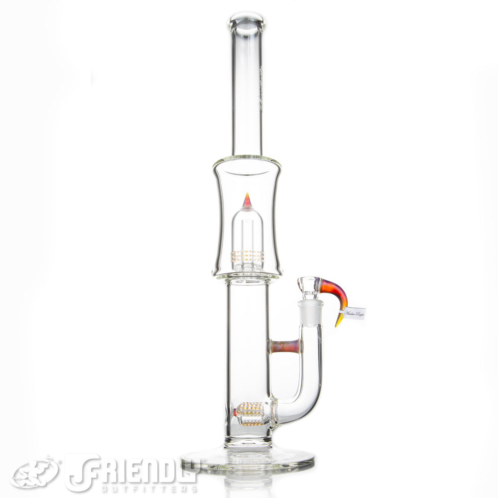 Sovereignty Glass Three Line to 75mm Grid Dome w/Minor Amber Purple Accents