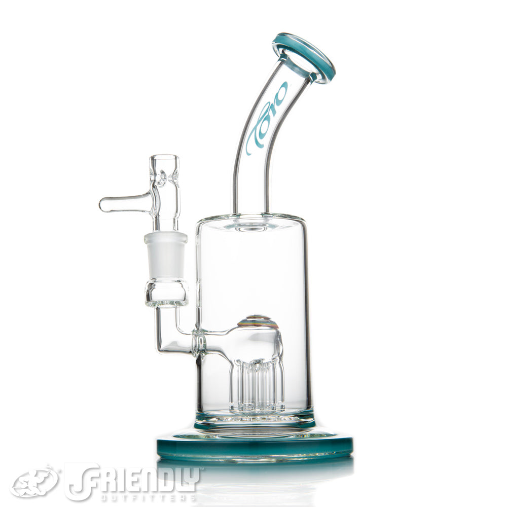 Toro Glass Mini 7 Arm Tree w/ Aqua Lips