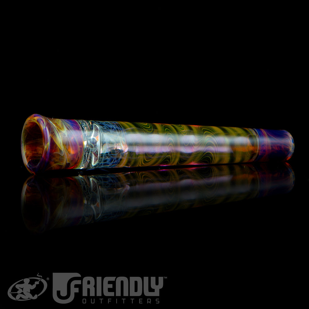 Royals Glass Fumed Onie w/ Amber Purple Accents