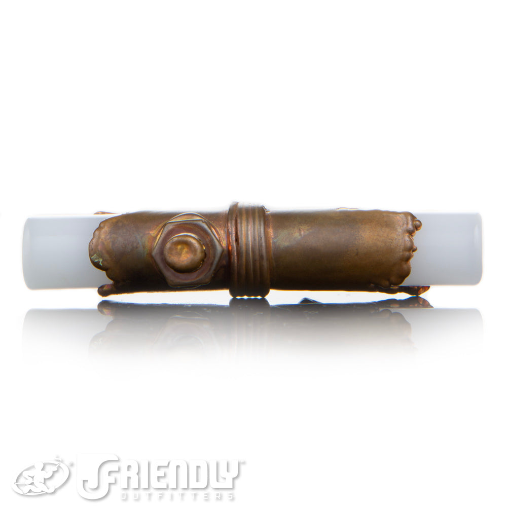 Snic Barnes Glass Electroformed White Chillum