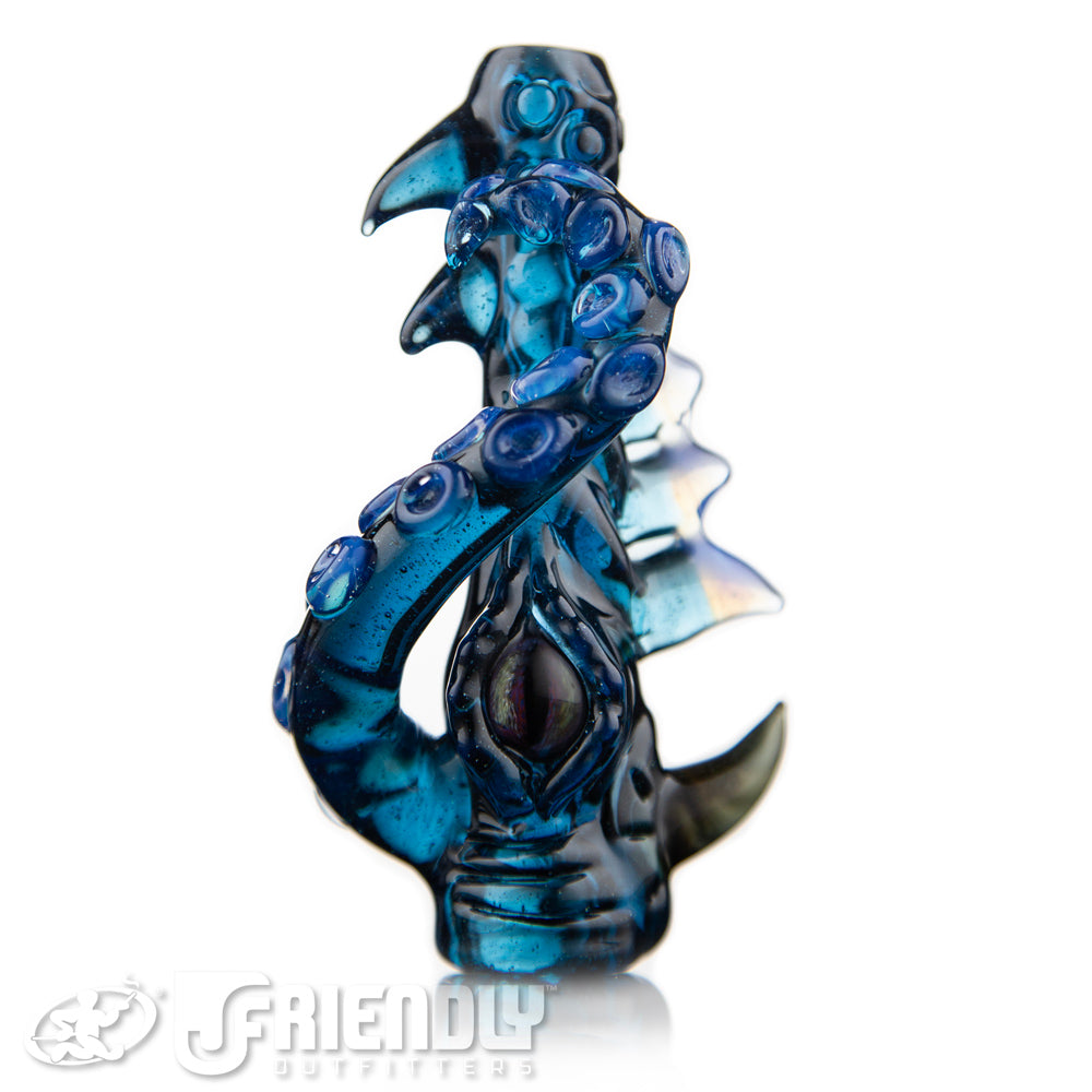 Mako Glass Transparent Blue Chillum #14