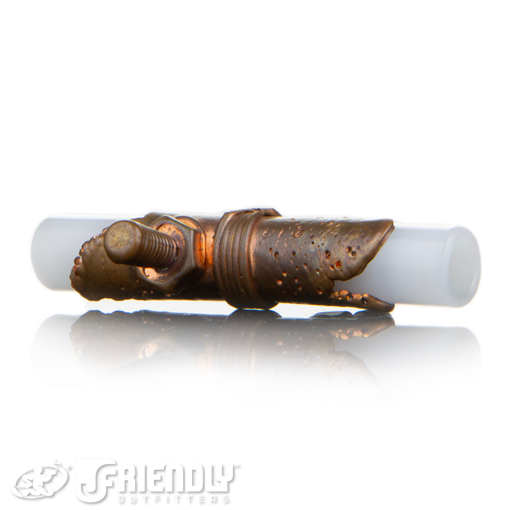 Snic Barnes Glass Electroformed White Chillum