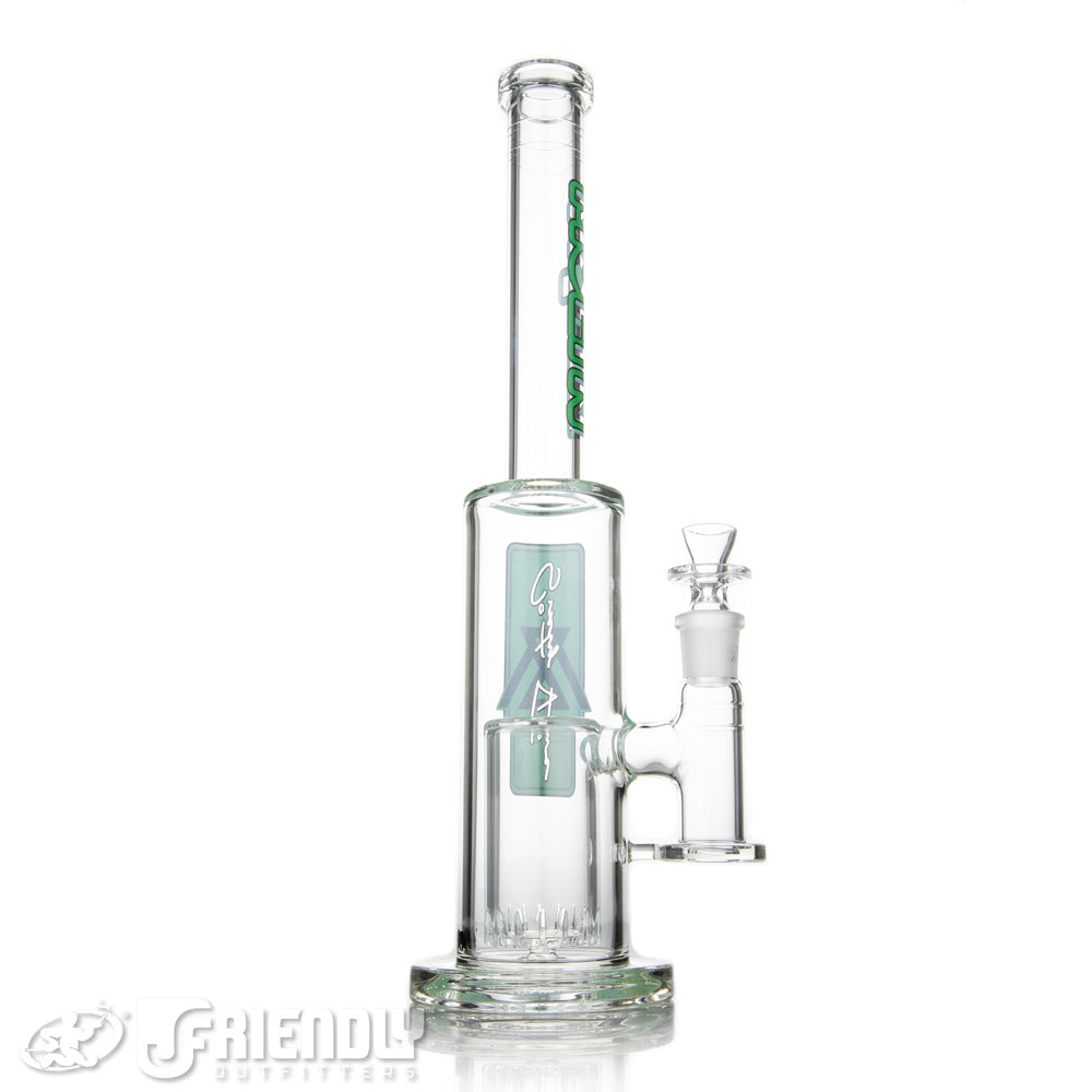 Moltn Glass 65 Medium Body Can Perc Tube w/ Green Label