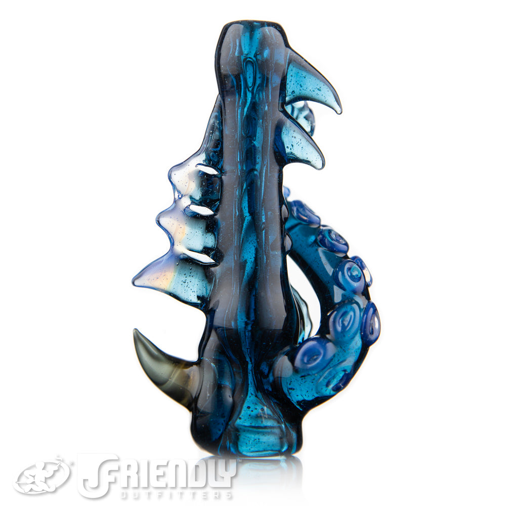 Mako Glass Transparent Blue Chillum #14