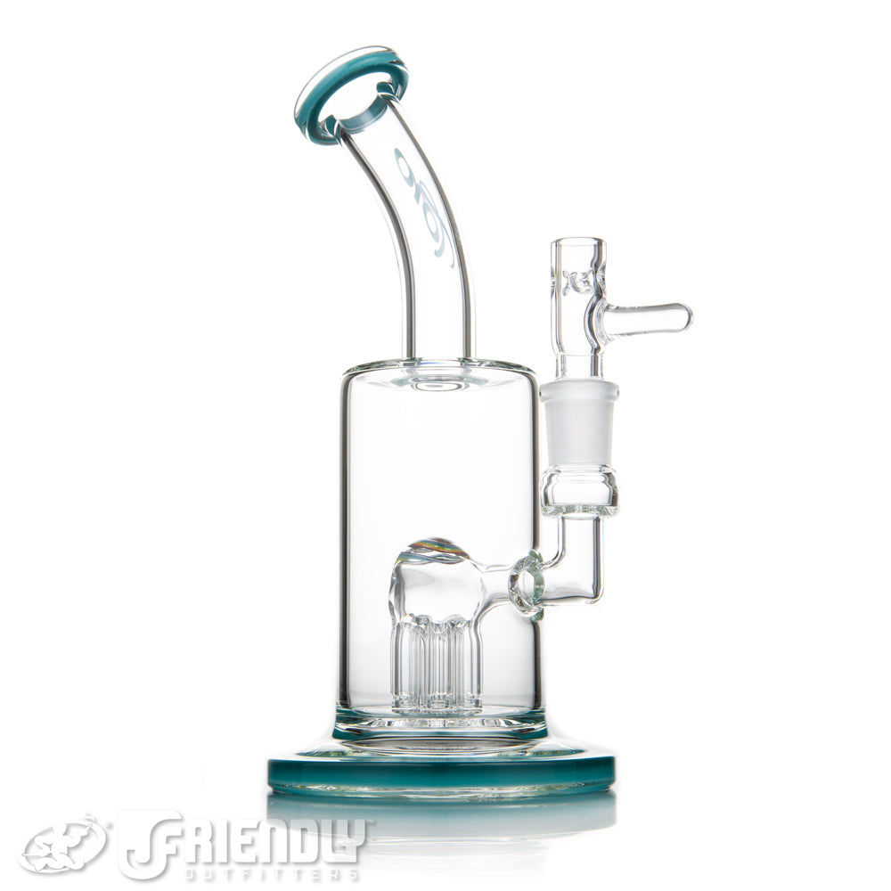 Toro Glass Mini 7 Arm Tree w/ Aqua Lips