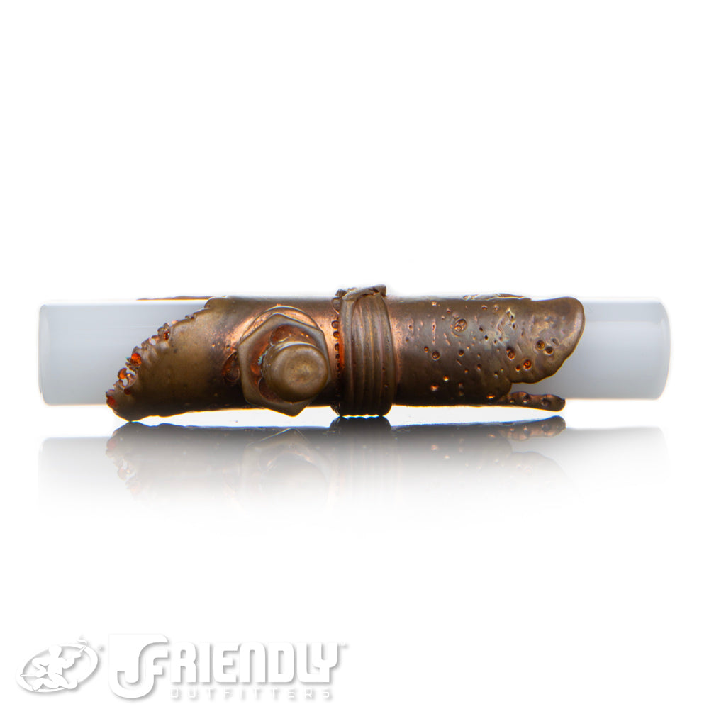 Snic Barnes Glass Electroformed White Chillum