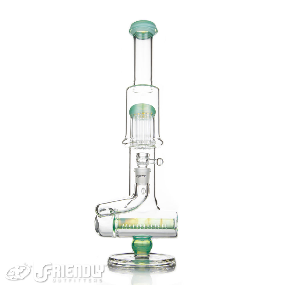 Leisure Glass 18mm Inline Flower Tube w/Titan Accents