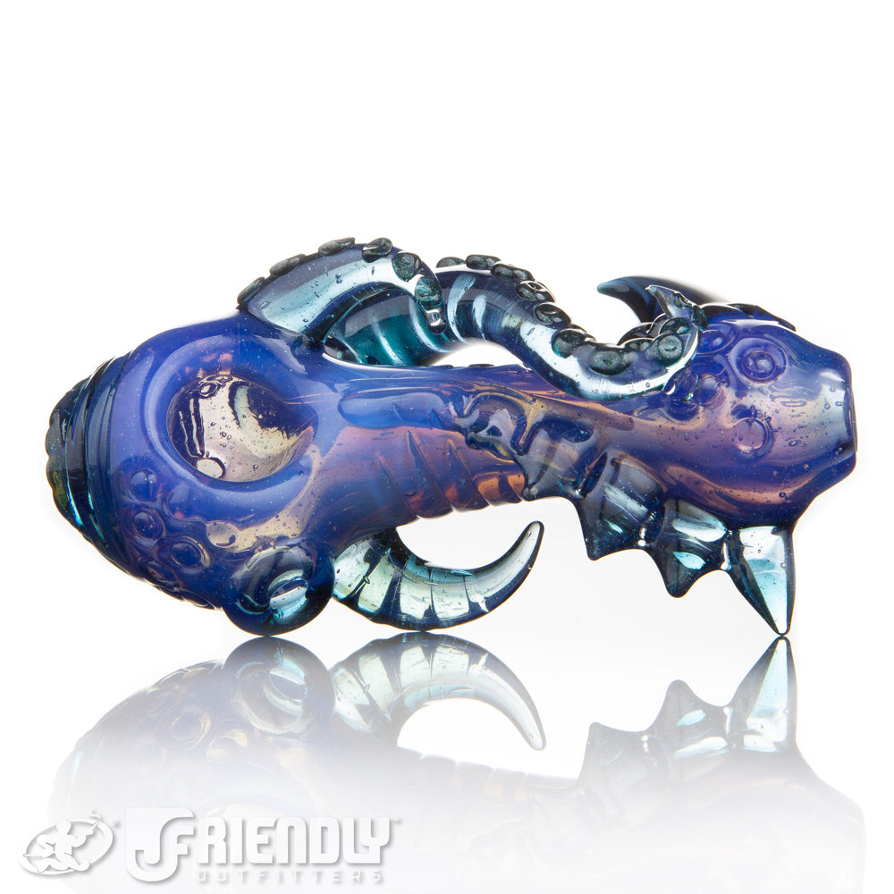 Mako Glass Purple Sea Monster Spoon #11