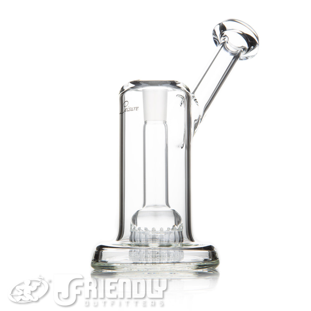 Leisure Glass 14mm Mini 20 Arm Bubbler w/ Script Logo