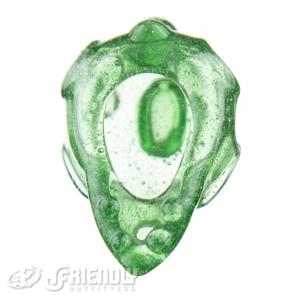 David Umbs Green Bird Skull Pendant