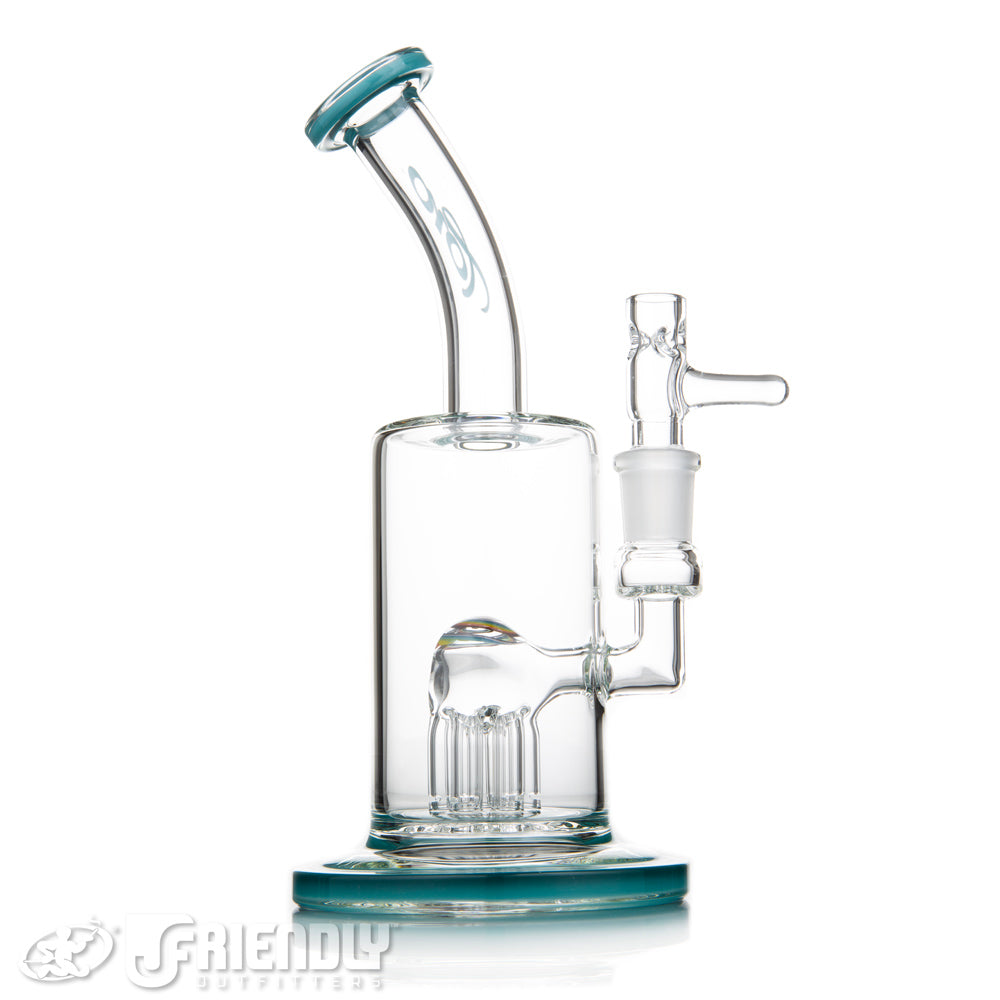 Toro Glass Mini 7 Arm Tree w/ Aqua Lips