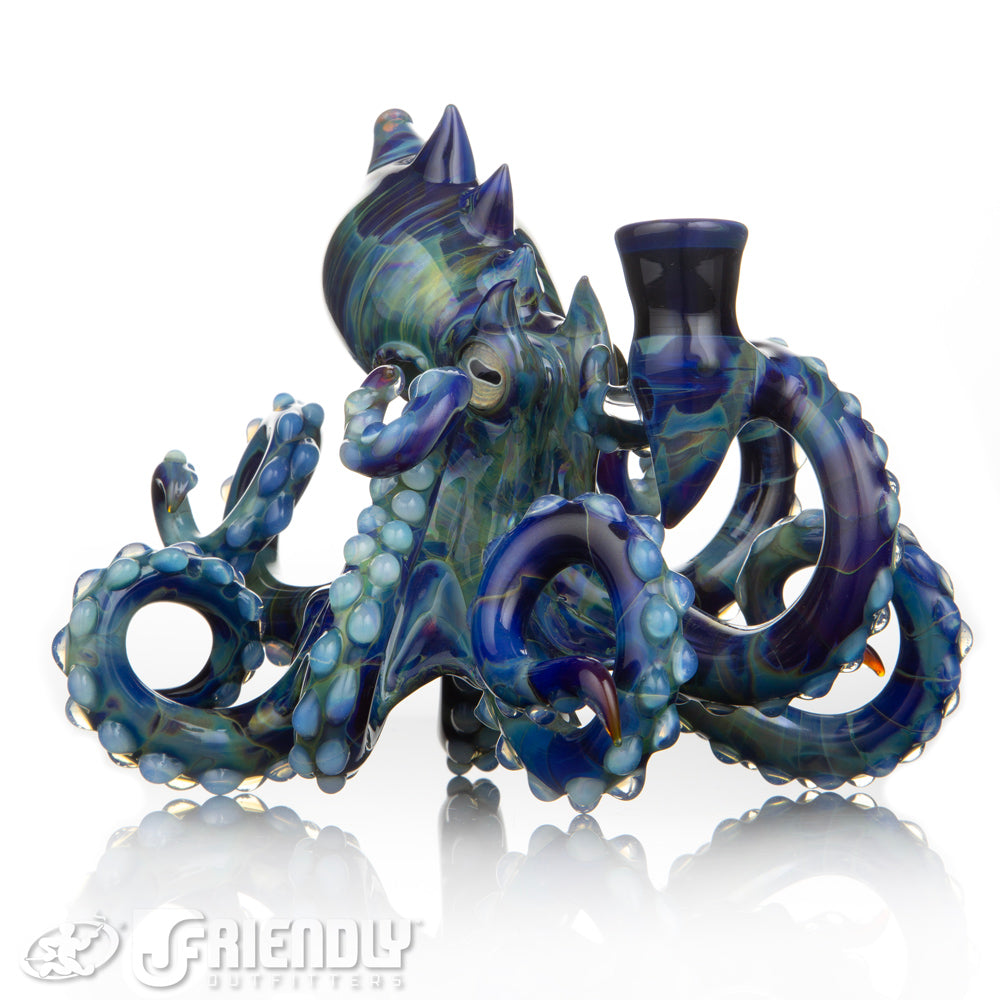 Mako Glass Dark Blue Octopus Rig