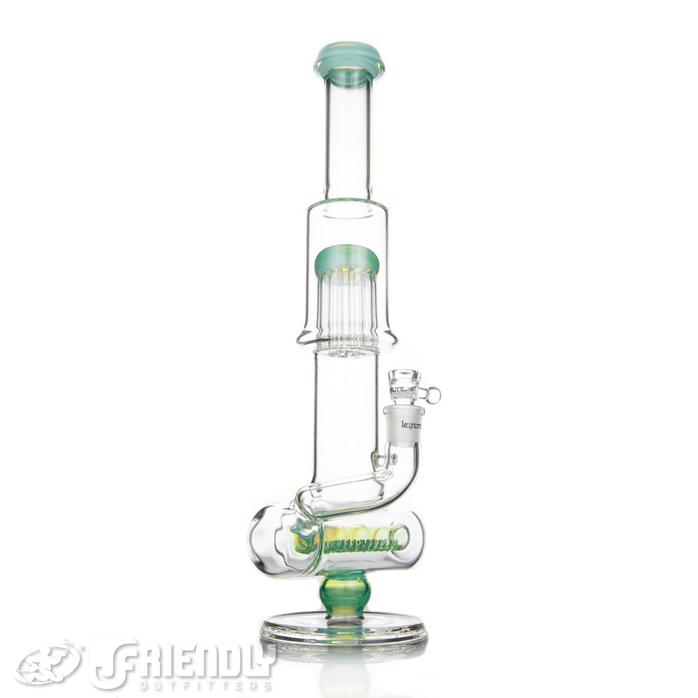 Leisure Glass 18mm Inline Flower Tube w/Titan Accents