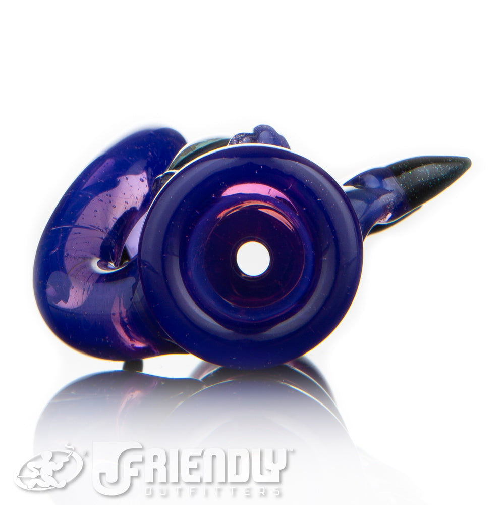 Mako Glass Purple Dragon Chillum #3