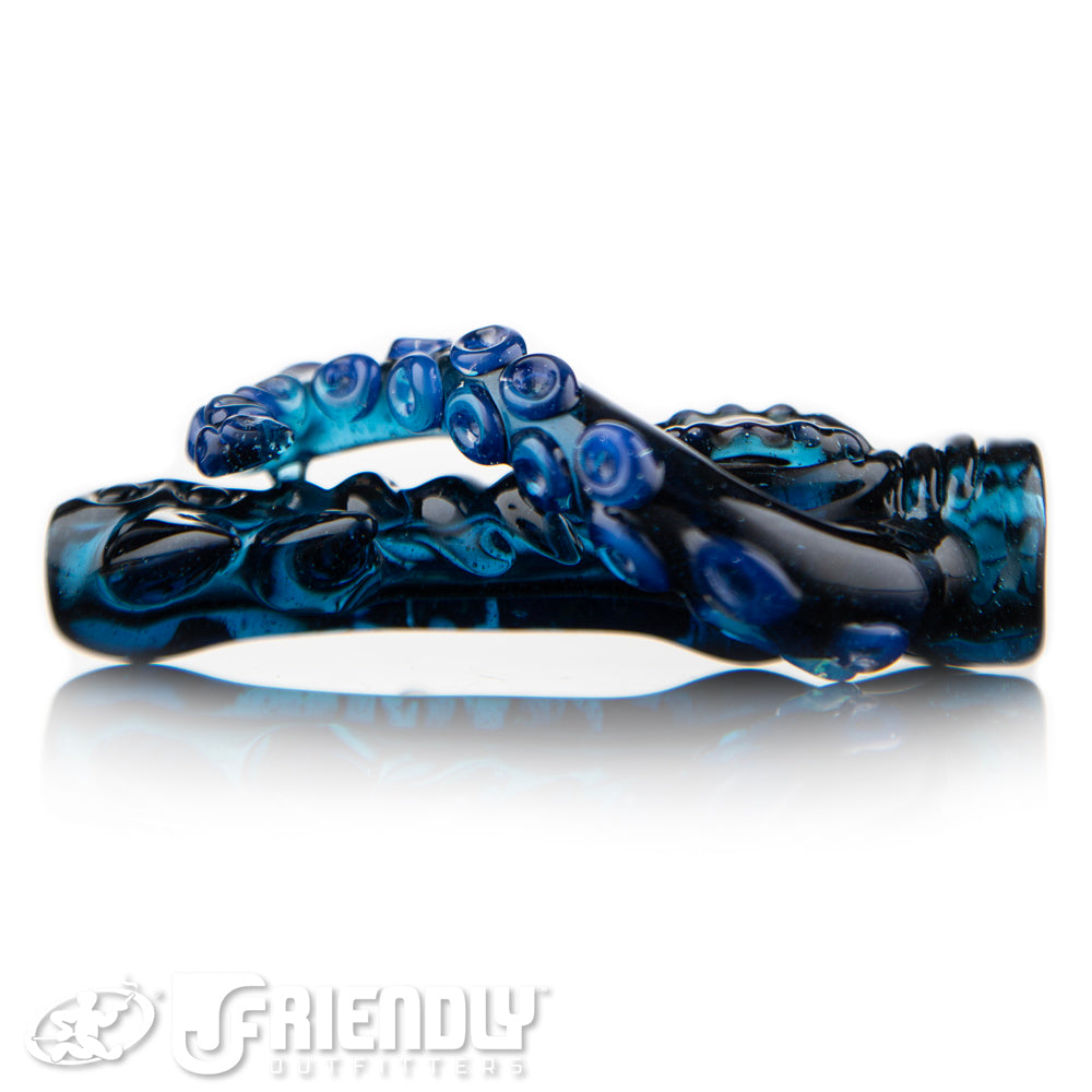 Mako Glass Transparent Blue Chillum #14